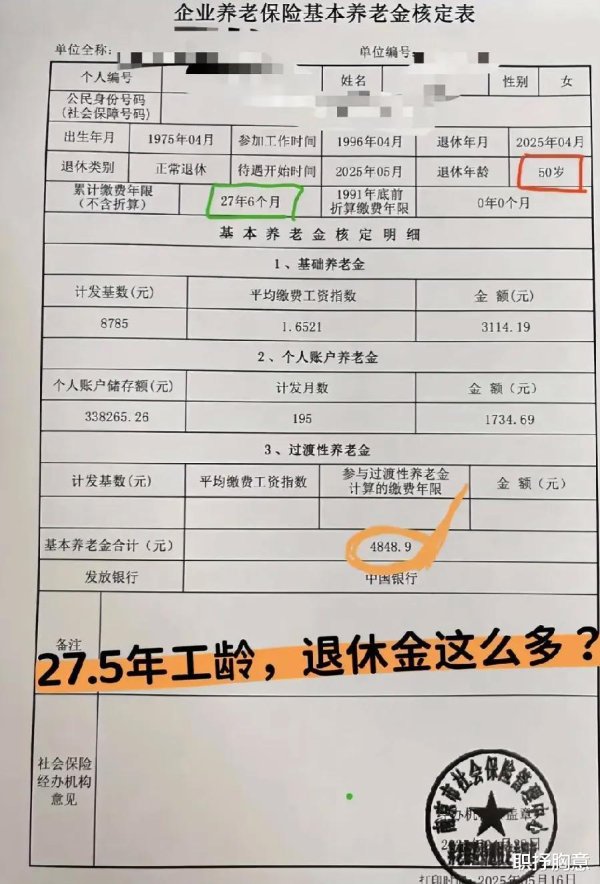 正规实盘配资十大平台 50 岁退休, 28 年工龄, 养老金居然有这么多?